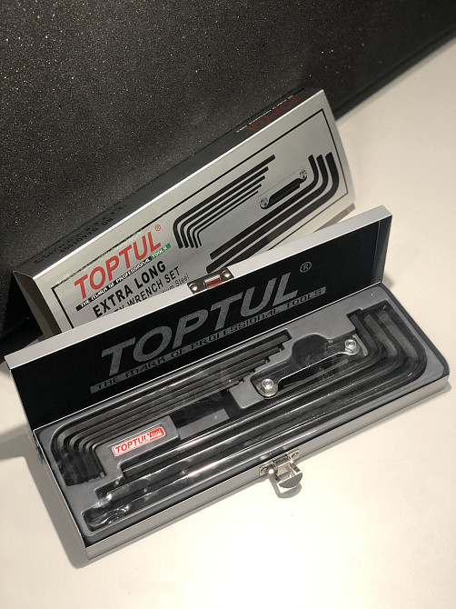 Набор шестигранников Г-обр. супердлинных 1.5-14мм 9ед. TOPTUL GAAD1509 Одесса - изображение 5