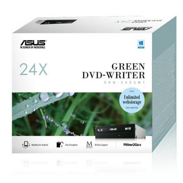 Внутрішній оптичний привід Asus DRW-24D5MT 24x DVD writer Луцк - изображение 2