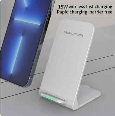 Бездротовий зарядний пристрій Interlook FAST CHARGE QI 15W Smart Sensor Запоріжжя