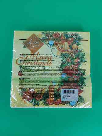 Салфетки бумажнае новогодние(ЗЗхЗЗ, 18шт)