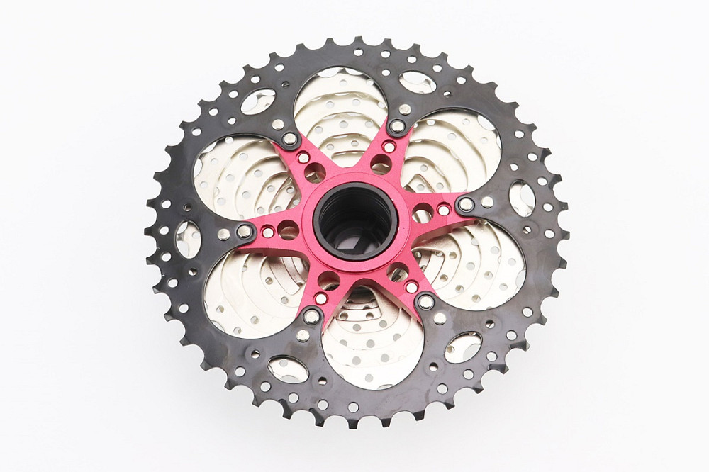 Касета 11зв. 11.13.15.17.19.21.24.28.32.36.42Т (трансмісія 2х11), сріблясто-чорна KDF-CS1142 Київ - фото 2