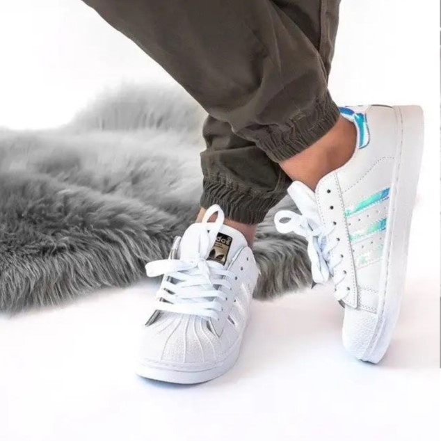 Кросівки Adidas Superstar Білі Адідас Суперстарш Шкіряні Жіночі (розміри: 36,37,38,39,40) — 29-1 Відео Огляд Дніпро - фото 8