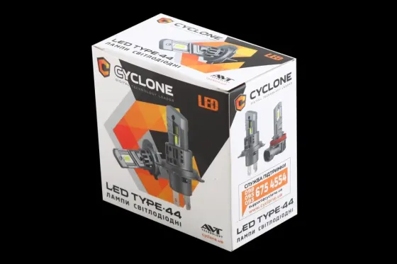 Лампа диодная  HB3/9005  12В  6700лм/5000К/25Вт/GC7535 Cyclone как галогенная с кулером Винница