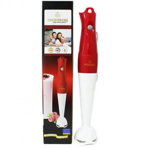 Блендер Crownberg CB-6220 300 Вт ручной погружной Коломыя - изображение 3
