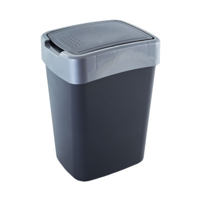 Контейнер для сміття Алеана Євро Граніт / сірий 10 л (алн 122066/граніт/сіре) Вінниця - фото 1
