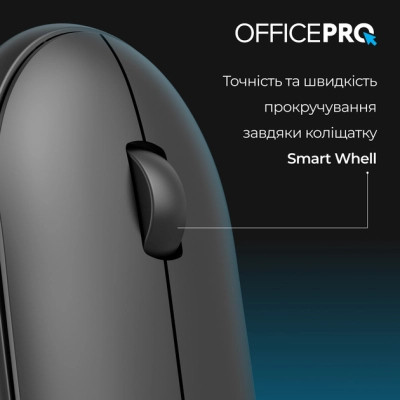Мышка OfficePro M185B Silent Click Wireless Black (M185B) Винница - изображение 6
