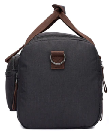 Дорожня сумка текстильна Vintage 20080 Чорна Київ