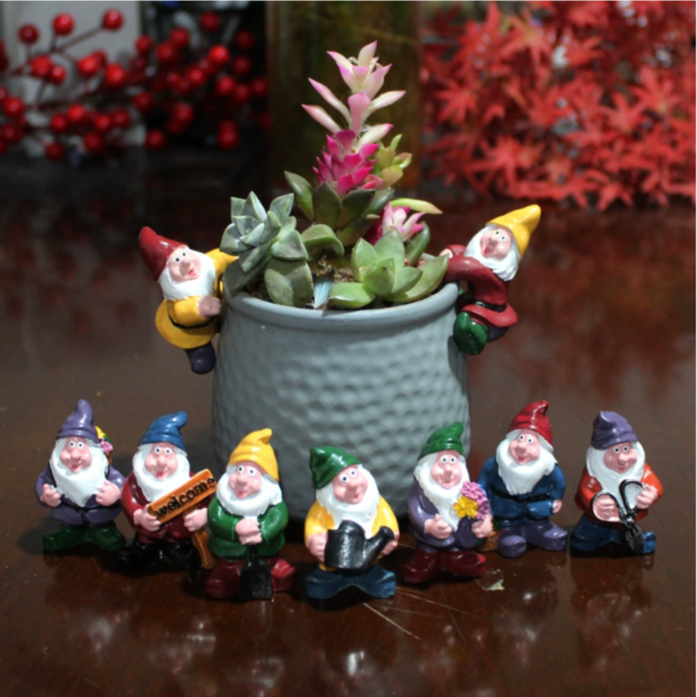 Гноми для вазону та акваріуму 2 шт 5 х 4.7 см Полістоун Одеса - фото 4