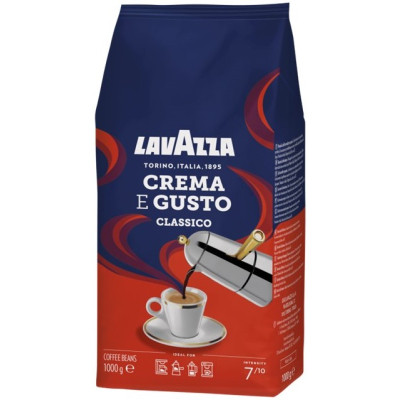 Кава Lavazza Crema E Gusto Classico в зернах 1 кг (8000070051003) Вінниця - фото 1