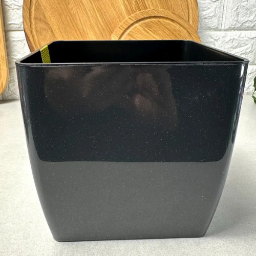 Вазон Квадро 27*27*26см низький граніт Алеана Житомир - фото 5