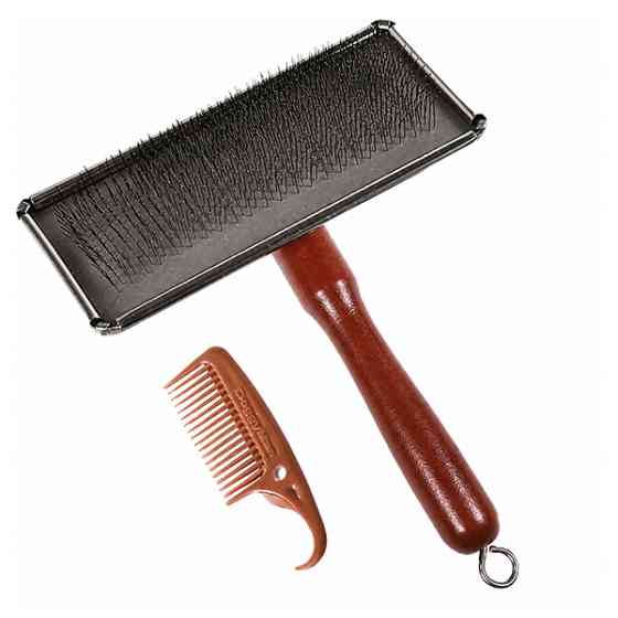 DoggyMan NSD Slicker Brush ДОГГИМЕН СЛИКЕР ПУХОДЕРКА с расческой для собак Киев