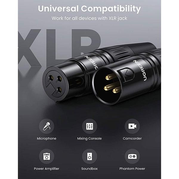 Аудиоконнектор UGREEN Cannon, женский Киев - изображение 2