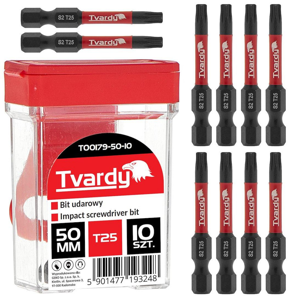 Біта удана "Tvardy" Torx T25 x 50мм Киев - изображение 1