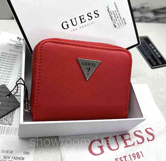 Жіночий маленький гаманець Guess (1211-1) red Київ