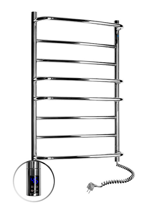 Рушникосушарка електрична NAVIN Омега 530х800 права сенсор з таймером Київ - фото 2