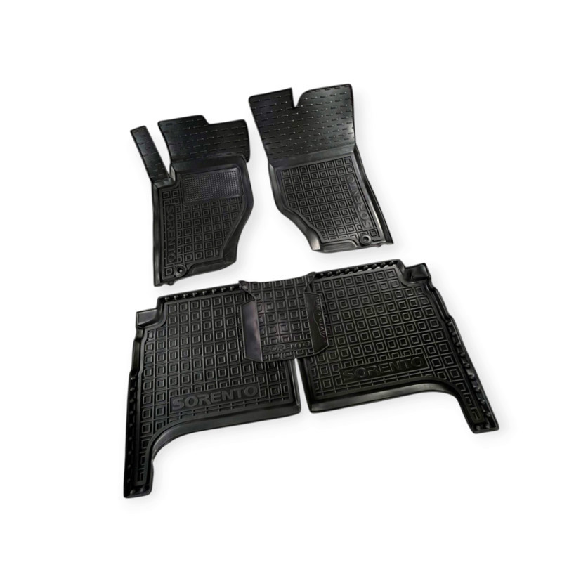 Коврики kia sorento 2002-2009 борт 2,5см, с перемычкой салона Мукачево - изображение 1