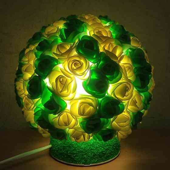 Світильник-нічник "Букет жовто-салатових троянд" Дніпро