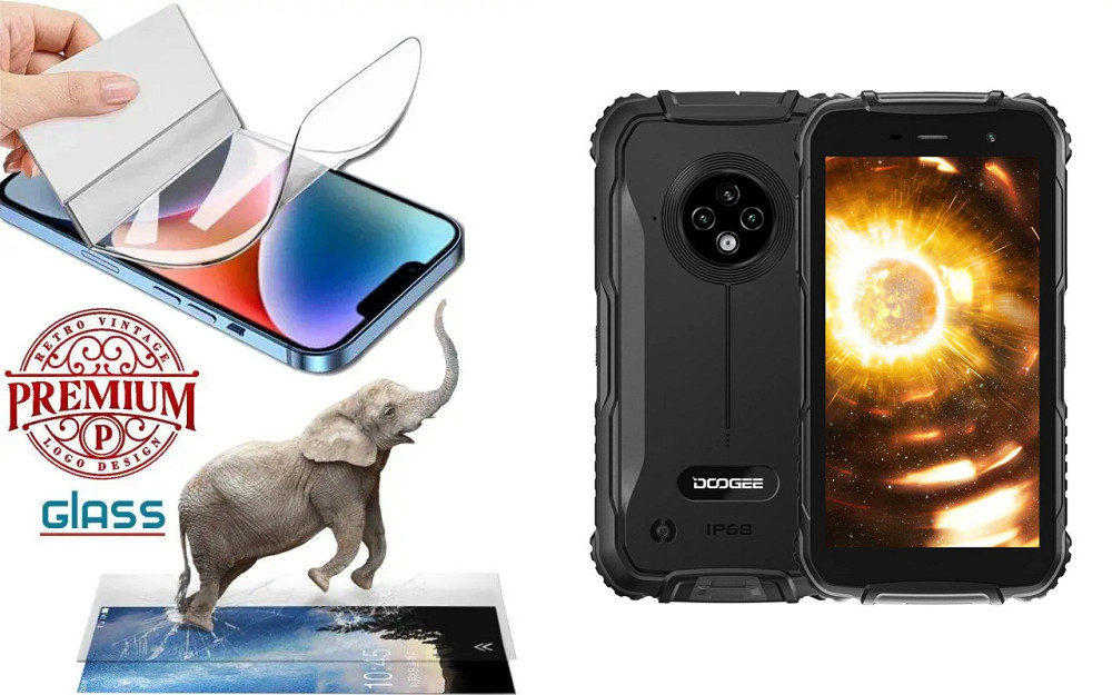 Полиуретановая пленка DOOGEE S35, DOOGEE S35T, Premium, толщина 0,2 мм Киев - изображение 1