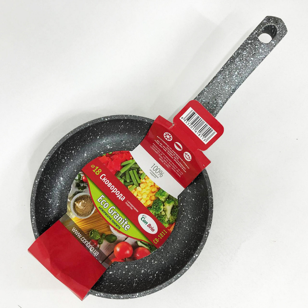 Сковорода с ручкой алюминий, Сковорода кухонная для кухни с толстым дном IV-84 Львов - изображение 5