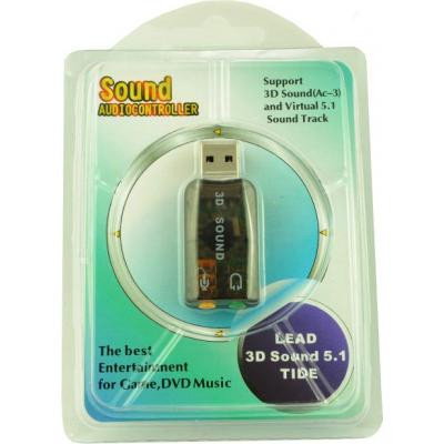 Звукова плата Atcom USB-sound card (5.1) 3D sound (Windows 7 ready) (7807) Вінниця - фото 5