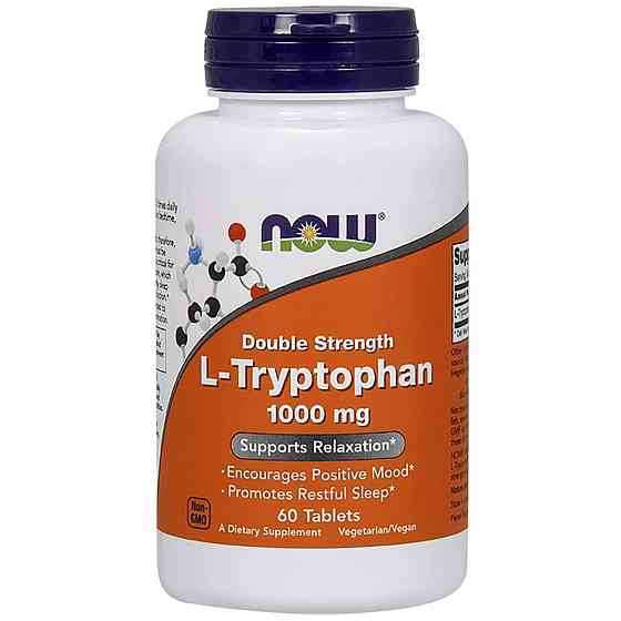 Триптофан  Now Foods L-Tryptophan 1000 мг 60 таблеток Київ
