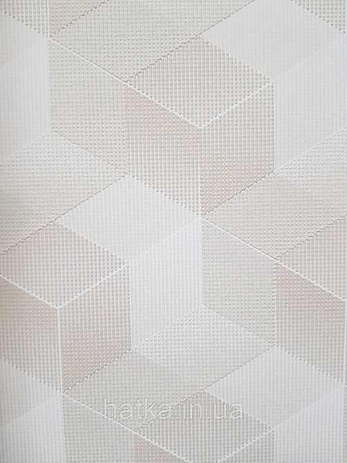 Шпалери вінілові на флізеліні Sintra Simmetria метрові геометрія фігури 3д бежеві 524817 Київ - фото 1
