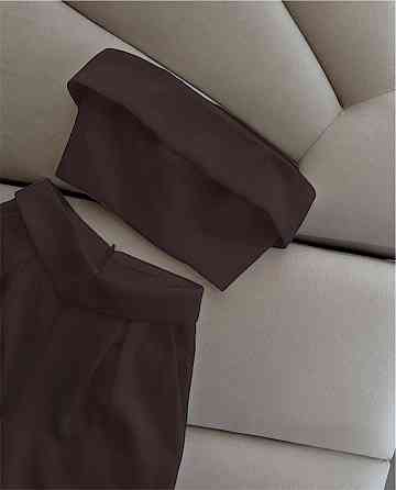 Жіночий стильний костюм для штанів: топ і штани костюмка Шоколад, 42/44 Одеса