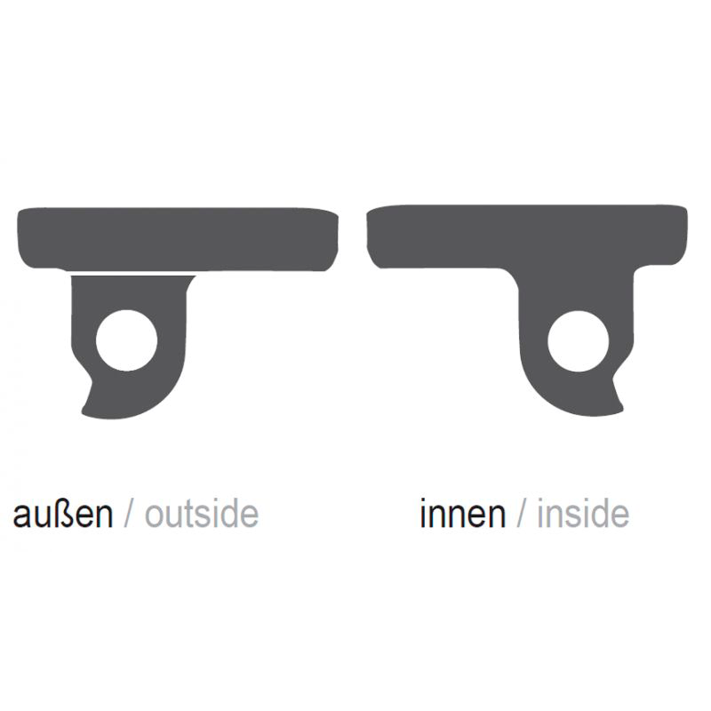 Крюк на раму Ghost GRH-11, черный Київ - фото 1