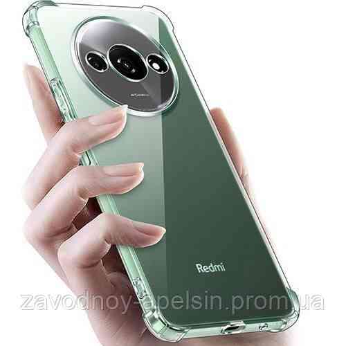 Xiaomi Redmi A3 Прозорий чохол (Захист камери + кути) Одеса