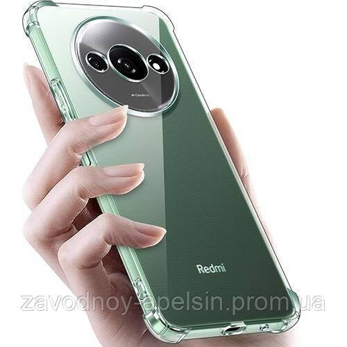 Xiaomi Redmi A3 Прозорий чохол (Захист камери + кути) Одеса - фото 2