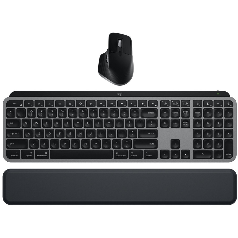 Комплект (клавіатура, миша) бездротовий Logitech MX Keys S Combo for Mac Space Grey (920-012845) Харків - фото 17