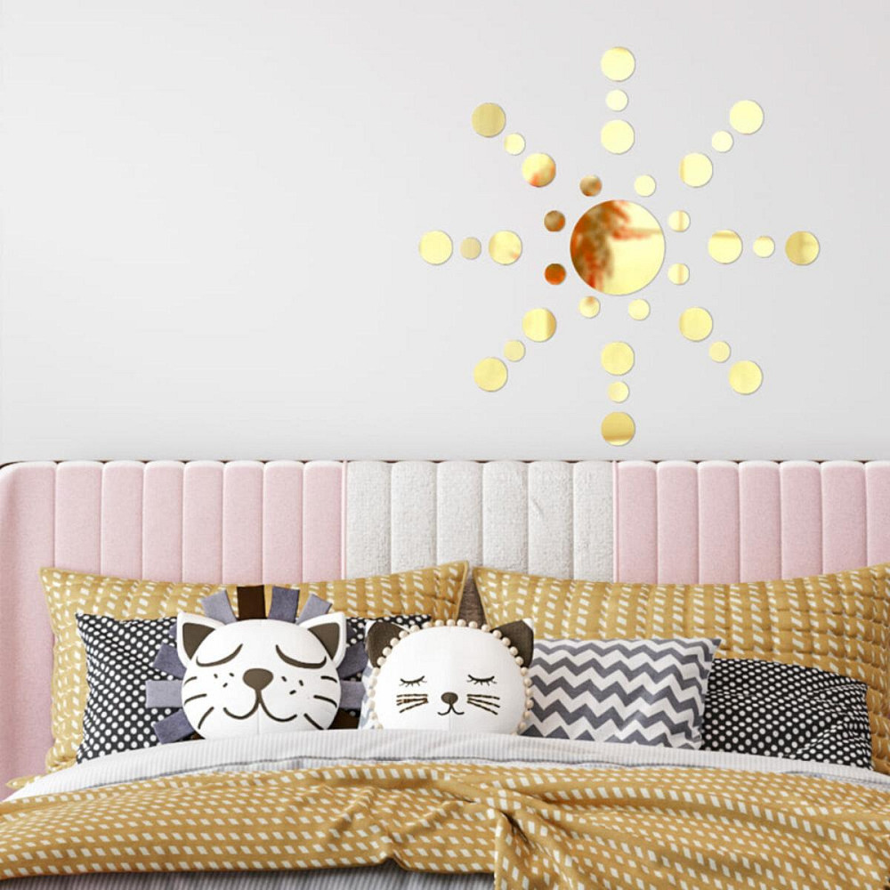 Зеркальный декор акриловый самоклеющийся золото,33шт (D) SW-00002499 Днепр - изображение 5