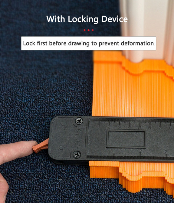 Контуромер,контурный шаблон,измеритель контура,шаблон линейка,вимірювач контуру 10 дюймов (10122112) Киев - изображение 3