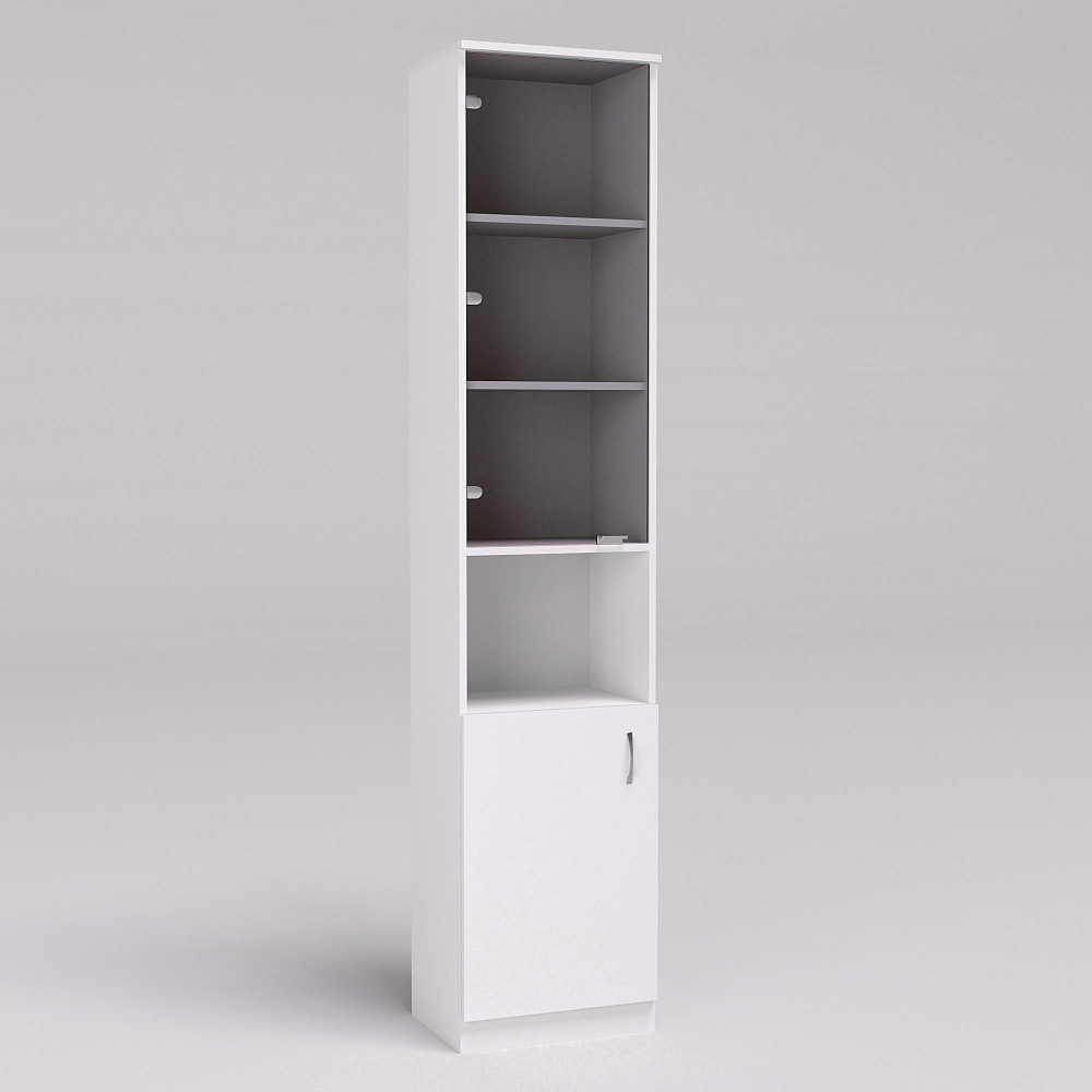 Пенал офисный ОПС-2, Белый, 450/320/2100 Львов - изображение 1