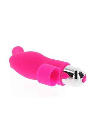 Вібратор на палець для клітора у вигляді кролика Toy Joy Bunny Pleaser Rechargeable рожевий Sex Aura Київ
