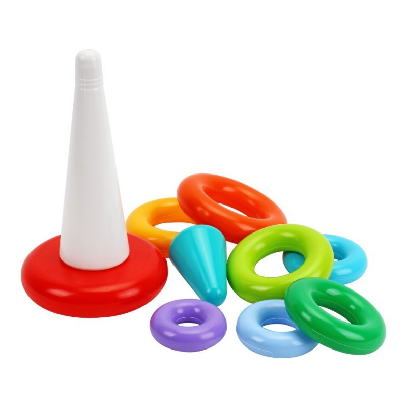 Дитяча іграшка "Пірамідка" 1904TXK видувна, 9 елементів, 31 см Вінниця - фото 4