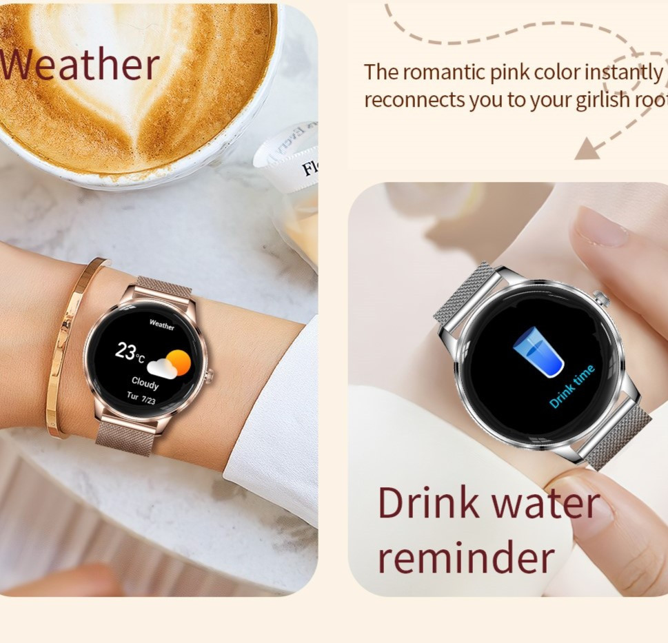 Розумний смарт-годинник Smart Brilliant Slim Silver (2 ремінці) Вінниця - фото 8