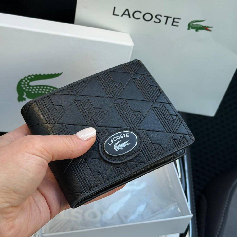 Мужской кошелек Lacoste в фирменной упаковке (В2) Киев - изображение 6