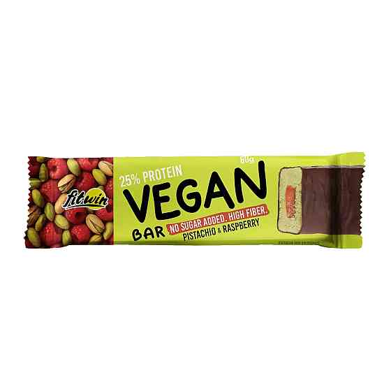 Vegan Bar - 12x60g Pistachio & Raspberry Киев