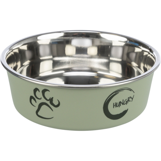 Миска для собак Trixie (Триксі) 1.5 л. 21х21 см неіржавка сталь і пластик Зелений Запоріжжя