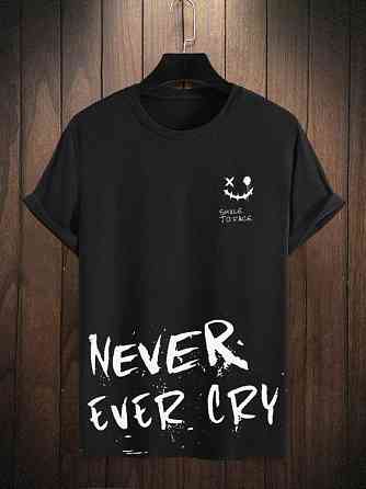 Футболка чоловіча с принтом  46 Чорний 2664092749 Дніпро