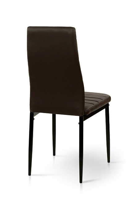 Стілець Ріо, чорний/шкірзам темний шоколад Київ - фото 4