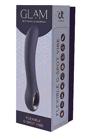 Гнучкий вібратор для точки G Dream Toys Glam Flexible G-Spot, синій Sex Aura Київ