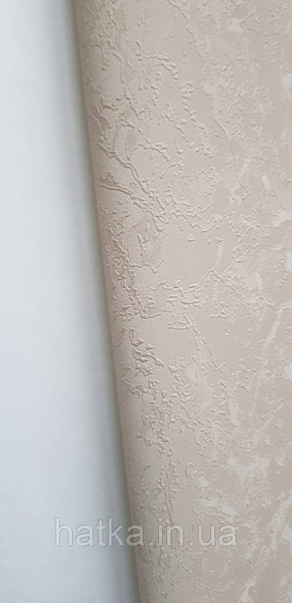 Шпалери вінілові на флізеліні Sintra Adria метрові під венеціанську штукатурку перламутрові бежеві кави з молоком Київ - фото 2
