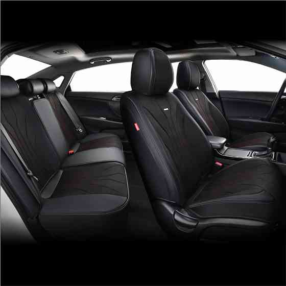 Комплект, 5D чохли для сидінь Beltex Sierra, black-red Львів