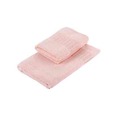 Рушник Ardesto набір махрових Lotus 2 шт 50х90 см індіго, 70х140см, 100% бавовна, пудра (ART2357PW) Вінниця