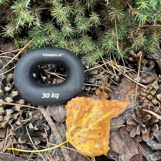 Эспандер кистевой силиконовый PowerPlay PP-4336 Hand Grip Hard 30 кг. Черный Киев