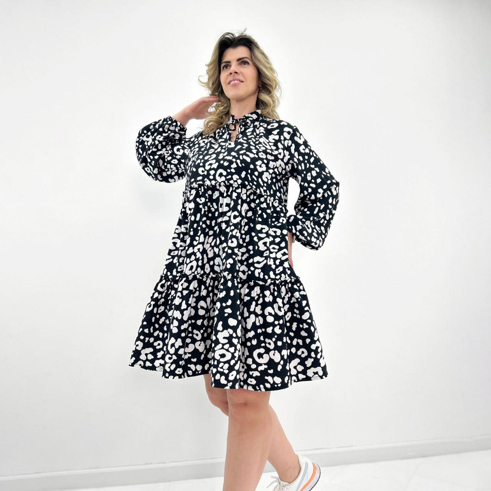 Легка жіноча сукня оверсайз "Lichi" оптом | Батал | Розпродаж моделі Київ - фото 1