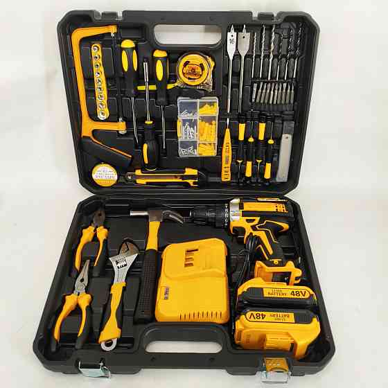 Аккумуляторный надежный шуруповерт 117, Аккумуляторный шуруповерт с насадками в кейсе VR-34 Львов