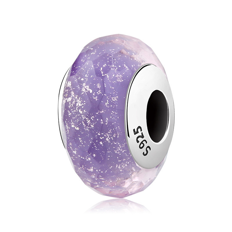 Срібна намистина "Фіолетовий мурано" Пандора MasterSem Київ - фото 1